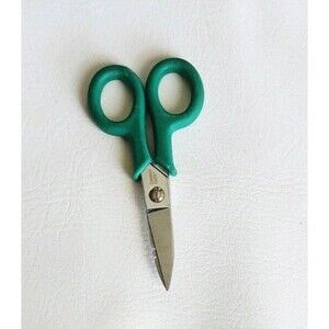 Commercial Electric Multi Purpose Home Household Green Soft Grip Handle Scissors